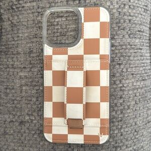 iPhone 13 Pro Max Chestnut Checks Walli Case
